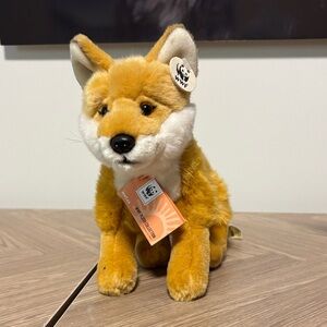 WWF Plush Fox Toy - Orange and White